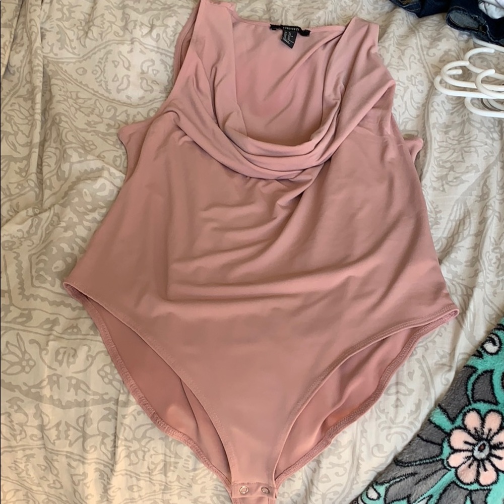 Forever 21 Blush Bodysuit - Size XL